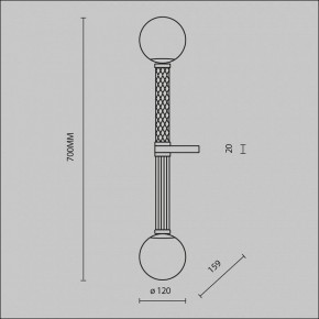 Бра Maytoni Teatro MOD287WL-02BS в Ханты-Мансийске - hanty-mansiysk.mebel24.online | фото 2