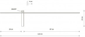 Бра Nowodvorski Impulse Led L 8117 в Ханты-Мансийске - hanty-mansiysk.mebel24.online | фото 4