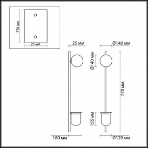 Бра Odeon Light Flower 4682/1WB в Ханты-Мансийске - hanty-mansiysk.mebel24.online | фото 5