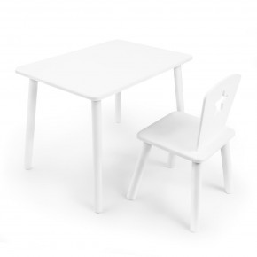 Детский комплект стол и стул «Звезда» Rolti Baby (белый/белый, массив березы/мдф) в Ханты-Мансийске - hanty-mansiysk.mebel24.online | фото 1