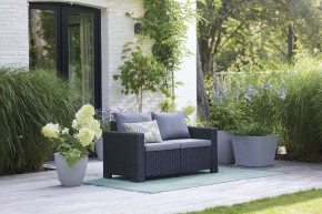 Диван Калифорния 2-х местный (California 2 Sofa), графит в Ханты-Мансийске - hanty-mansiysk.mebel24.online | фото 1