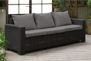 Диван Калифорния 3-х местный (California 3 Sofa), графит в Ханты-Мансийске - hanty-mansiysk.mebel24.online | фото 1