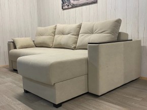 Диван угловой Комфорт-3 (НПБ+МДФ) велюр Luma 01 в Ханты-Мансийске - hanty-mansiysk.mebel24.online | фото 2