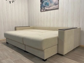 Диван угловой Комфорт-3 (НПБ+МДФ) велюр Luma 01 в Ханты-Мансийске - hanty-mansiysk.mebel24.online | фото 5