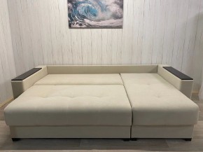 Диван угловой Комфорт-3 (НПБ+МДФ) велюр Luma 01 в Ханты-Мансийске - hanty-mansiysk.mebel24.online | фото 6