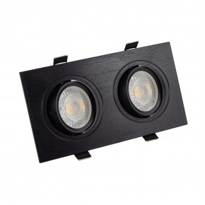 DK3022-BK Встраиваемый светильник, IP 20, 10 Вт, GU5.3, LED, черный, пластик в Ханты-Мансийске - hanty-mansiysk.mebel24.online | фото 1
