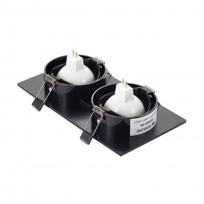 DK3022-BK Встраиваемый светильник, IP 20, 10 Вт, GU5.3, LED, черный, пластик в Ханты-Мансийске - hanty-mansiysk.mebel24.online | фото 3