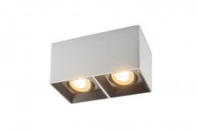 DK3035-WB Светильник накладной IP 20, 10 Вт, GU5.3, LED, белый/черный, пластик в Ханты-Мансийске - hanty-mansiysk.mebel24.online | фото 1