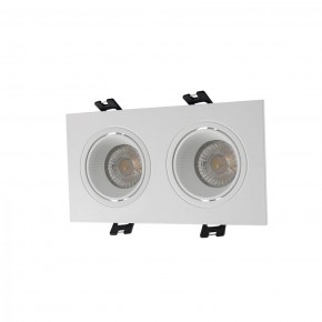 DK3072-WH Встраиваемый светильник, IP 20, 10 Вт, GU5.3, LED, белый/белый, пластик в Ханты-Мансийске - hanty-mansiysk.mebel24.online | фото 1