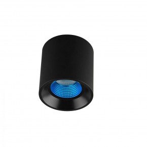 DK3090-BK+CY Светильник накладной IP 20, 10 Вт, GU5.3, LED, черный/голубой, пластик в Ханты-Мансийске - hanty-mansiysk.mebel24.online | фото