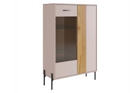 ДОМИНИКА Комод (со стеклом) в Ханты-Мансийске - hanty-mansiysk.mebel24.online | фото