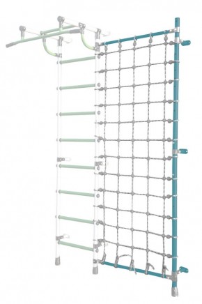 Дополнительная стойка к пристенному ДСК Pastel с сеткой для лазания, цв. бирюзовый в Ханты-Мансийске - hanty-mansiysk.mebel24.online | фото