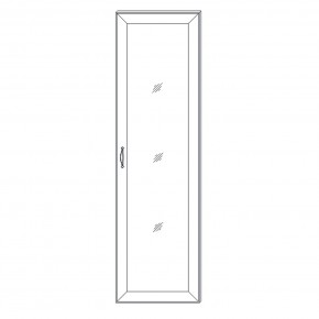 Фасад двери с зеркалом Сиена в Ханты-Мансийске - hanty-mansiysk.mebel24.online | фото 3