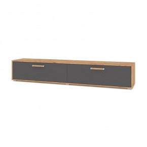 ФЛОРИДА Ф32 Тумба ТВ (дуб золотой/графит) в Ханты-Мансийске - hanty-mansiysk.mebel24.online | фото