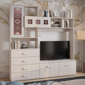 Гостиная Белла (модульная) ясень белый в Ханты-Мансийске - hanty-mansiysk.mebel24.online | фото 15