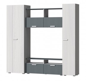 Гостиная Эмми (Анкор светлый/Графит) в Ханты-Мансийске - hanty-mansiysk.mebel24.online | фото 2