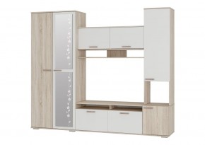 Гостиная Лукас (Сонома/Белый) в Ханты-Мансийске - hanty-mansiysk.mebel24.online | фото 2