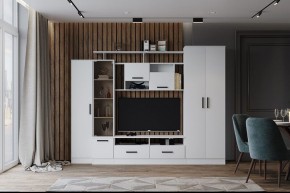 Гостиная Оскар-5 Белый в Ханты-Мансийске - hanty-mansiysk.mebel24.online | фото