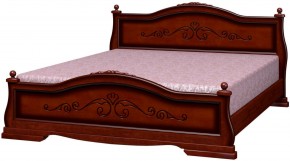 КАРИНА-1 Кровать из массива 1600 (Орех) в Ханты-Мансийске - hanty-mansiysk.mebel24.online | фото