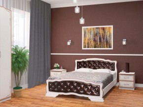 КАРИНА-10 Кровать из массива 1400 в Ханты-Мансийске - hanty-mansiysk.mebel24.online | фото 1