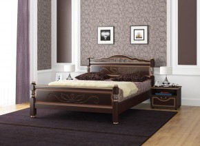 КАРИНА-5 Кровать из массива 1600 в Ханты-Мансийске - hanty-mansiysk.mebel24.online | фото 1