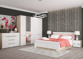 Комод 1200 АНТАЛИЯ (Сонома/Белый софт) в Ханты-Мансийске - hanty-mansiysk.mebel24.online | фото 3