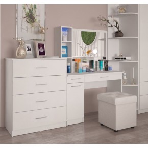 Комод 800 Париж (Белый тиснение) в Ханты-Мансийске - hanty-mansiysk.mebel24.online | фото 5