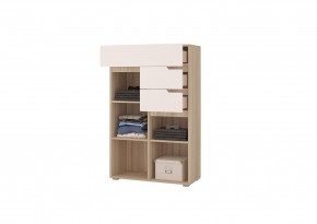 Комод АНТАЛИЯ (Сонома/Белый софт) в Ханты-Мансийске - hanty-mansiysk.mebel24.online | фото 2