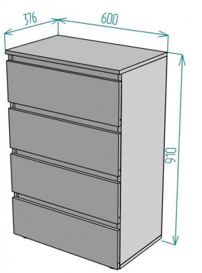 Комод Erik K121 в Ханты-Мансийске - hanty-mansiysk.mebel24.online | фото 2