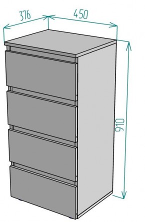 Комод Erik K123 в Ханты-Мансийске - hanty-mansiysk.mebel24.online | фото 2