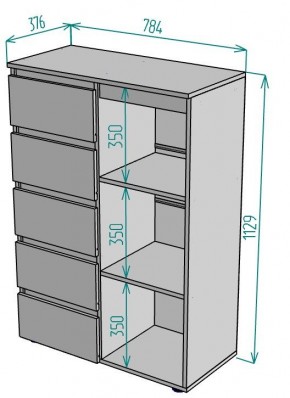 Комод Erik K184 в Ханты-Мансийске - hanty-mansiysk.mebel24.online | фото 2