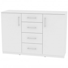 Комод K-93x135x45-1 (Белый) Калисто в Ханты-Мансийске - hanty-mansiysk.mebel24.online | фото