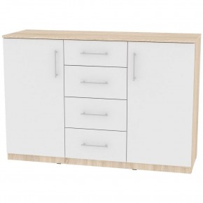 Комод K-93x135x45-1 (ДСС-Белый) Калисто в Ханты-Мансийске - hanty-mansiysk.mebel24.online | фото