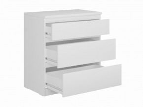 Комод КАСТОР с тремя ящиками, цвет белый в Ханты-Мансийске - hanty-mansiysk.mebel24.online | фото 2
