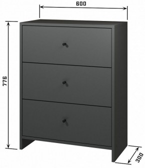 Комод Квадро в Ханты-Мансийске - hanty-mansiysk.mebel24.online | фото 4
