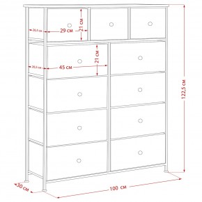 Комод Leset Линкс 11 ящиков (МДФ) в Ханты-Мансийске - hanty-mansiysk.mebel24.online | фото 12