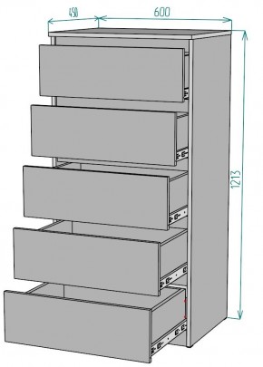 Комод Мальта K132 в Ханты-Мансийске - hanty-mansiysk.mebel24.online | фото 2