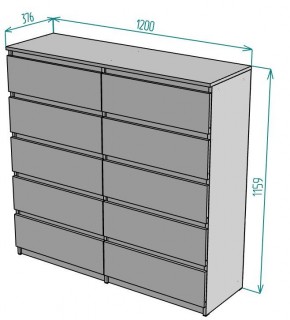 Комод Malta light K154 в Ханты-Мансийске - hanty-mansiysk.mebel24.online | фото 21