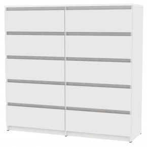 Комод Malta light K155 (Белый) в Ханты-Мансийске - hanty-mansiysk.mebel24.online | фото