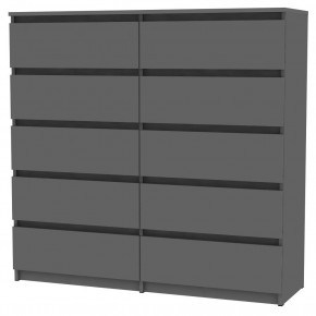 Комод Malta light K155 (Графит) в Ханты-Мансийске - hanty-mansiysk.mebel24.online | фото