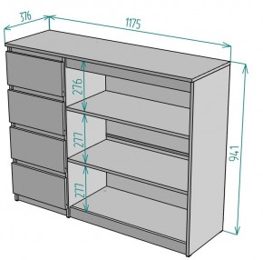 Комод Malta light K189 в Ханты-Мансийске - hanty-mansiysk.mebel24.online | фото 2