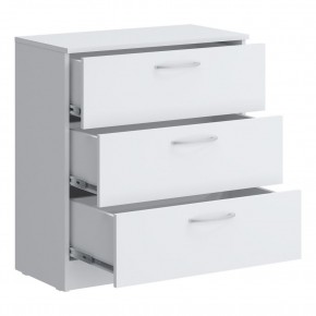 Комод мини Париж (Белый тиснение) в Ханты-Мансийске - hanty-mansiysk.mebel24.online | фото 2