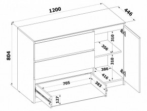 Комод Т-3Р в Ханты-Мансийске - hanty-mansiysk.mebel24.online | фото 4