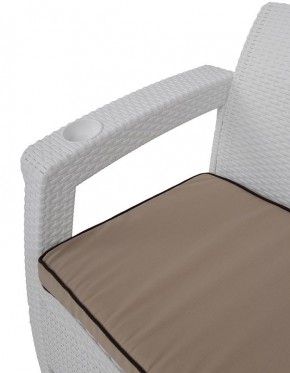 Комплект уличной мебели Yalta Premium Terrace Triple Set (Ялта) белый (+подушки под спину) в Ханты-Мансийске - hanty-mansiysk.mebel24.online | фото 5