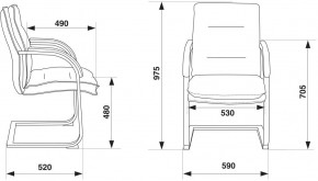 Кресло Бюрократ T-9927SL-LOW-V/BLACK в Ханты-Мансийске - hanty-mansiysk.mebel24.online | фото 4