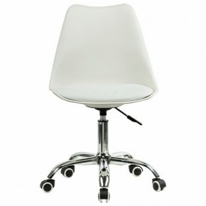 Кресло стул BRABIX "Eames MG-310 CH", хром, пластик белый, экокожа белая, 532923 в Ханты-Мансийске - hanty-mansiysk.mebel24.online | фото 1