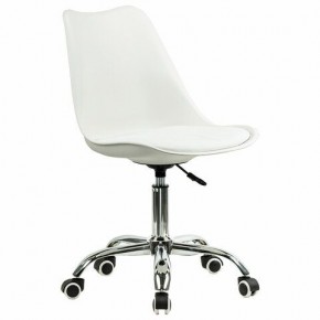 Кресло стул BRABIX "Eames MG-310 CH", хром, пластик белый, экокожа белая, 532923 в Ханты-Мансийске - hanty-mansiysk.mebel24.online | фото 2