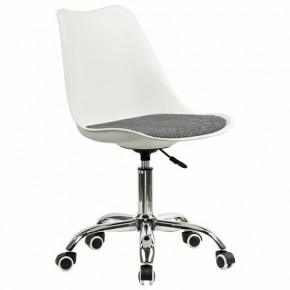 Кресло стул BRABIX "Eames MG-310 CH", хром, пластик белый, ткань серая, 532924 в Ханты-Мансийске - hanty-mansiysk.mebel24.online | фото 2