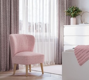 Кресло Унельма светло-розовый, ткань рогожка в Ханты-Мансийске - hanty-mansiysk.mebel24.online | фото 3