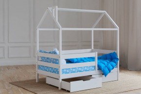 Кровать-домик 80*160 Белый в Ханты-Мансийске - hanty-mansiysk.mebel24.online | фото 3